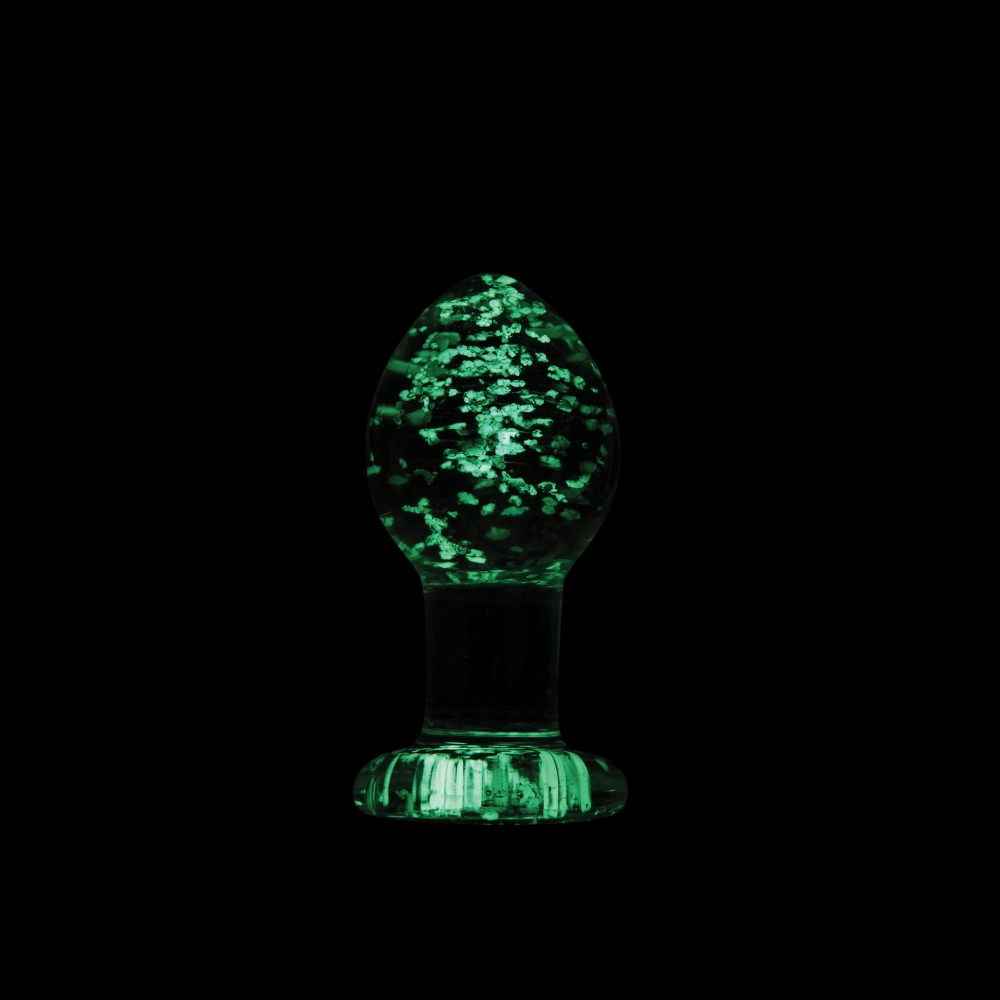 Plug Anal en Verre Phosphorescent Firefly Glass Plug Medium
