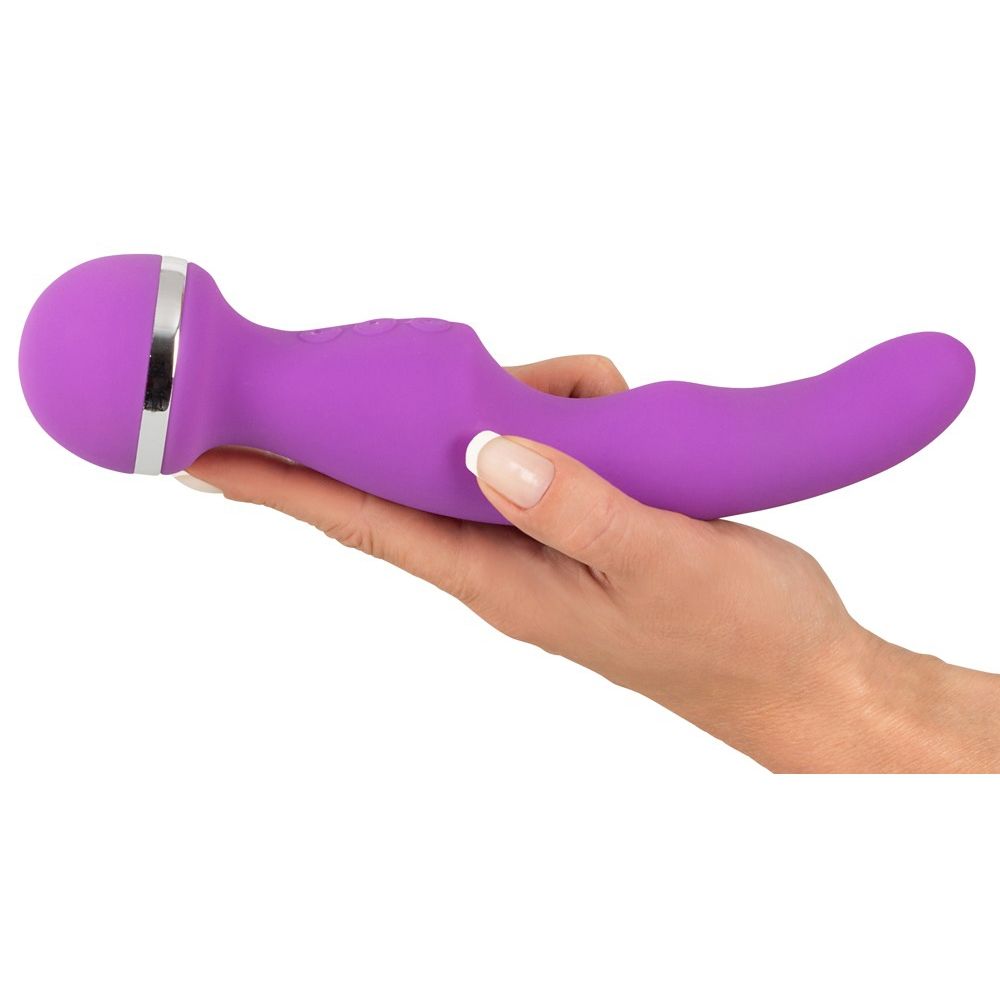 Stimulateur Wand Rechargeable Chauffante Warming Double Ended Vibe
