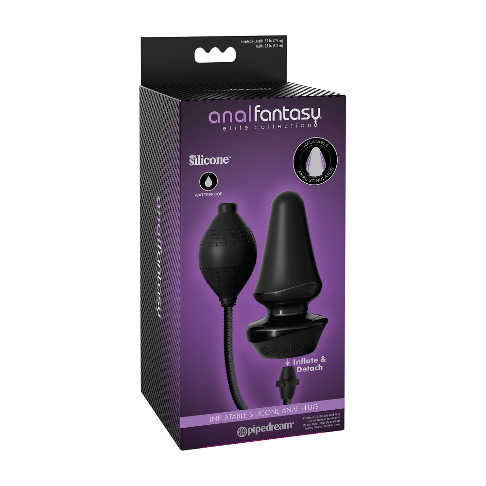 Plug Anal Gonflable Inflatable Silicone Butt Plug Anal Fantasy Elite