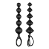 Kit 2 Chapelets Anal Satisfyer Love Beads Black