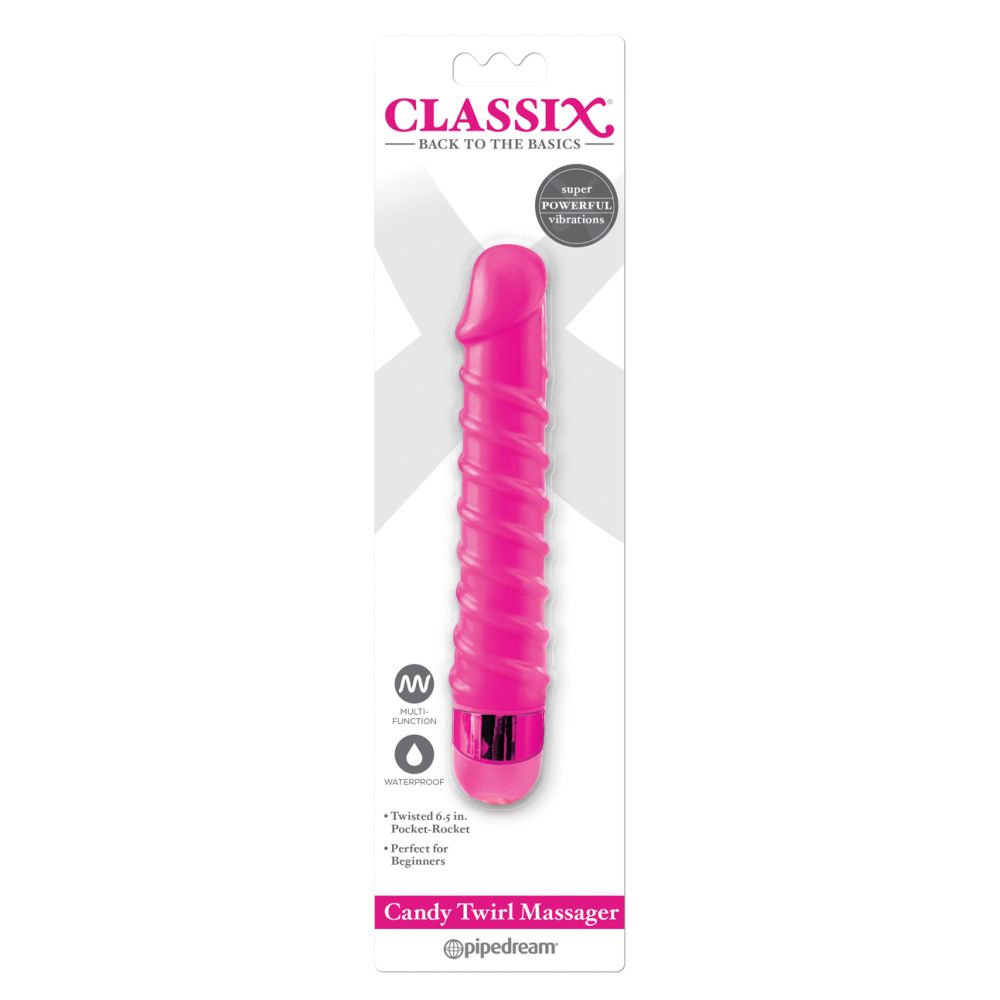 Vibromasseur CLASSIX Candy Twirl Massager