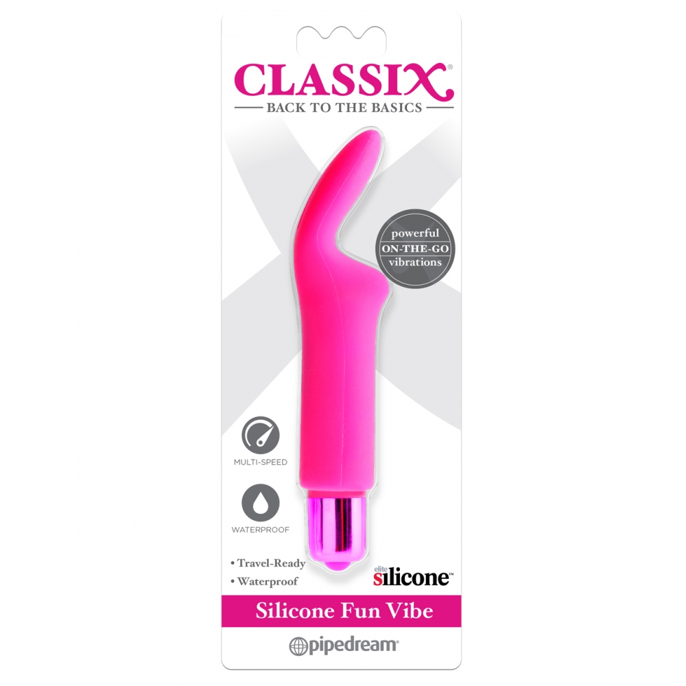 Stimulateur CLASSIX Silicone Fun Vibe Rose