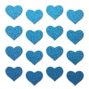 Autocollants Réfléchissants Body Minis Coeur Bleu