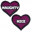 Caches-Seins Coeur Naughty and Nice