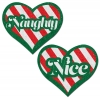 Caches-Seins Coeur Naughty and Nice