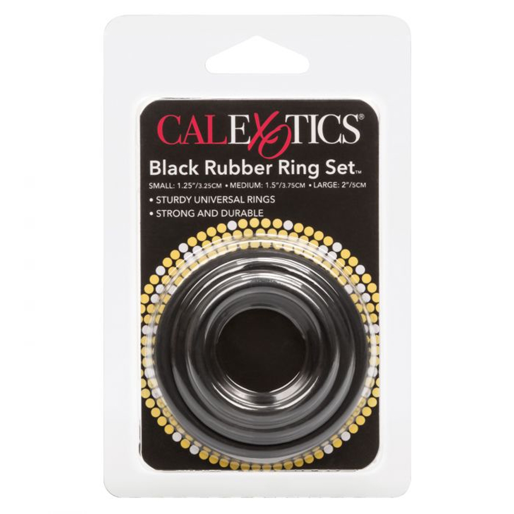 Kit de 3 Cockrings Rubber Ring