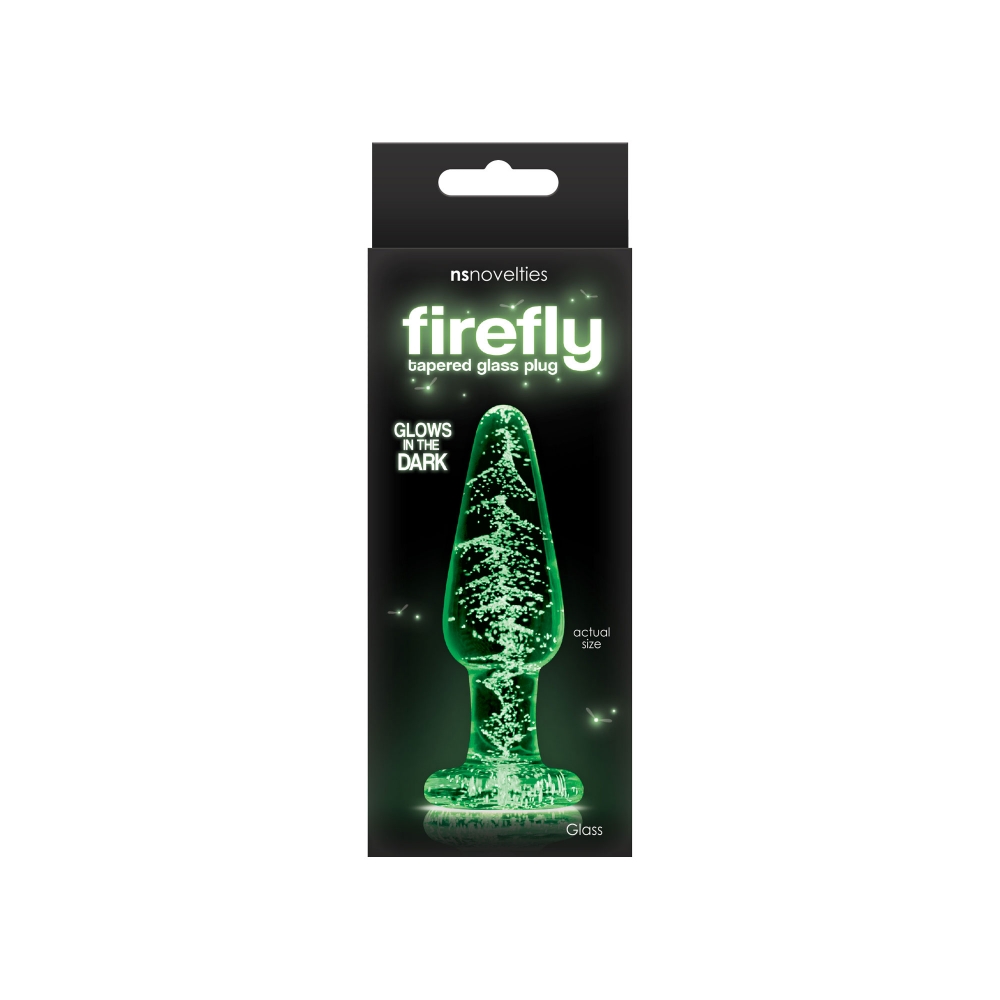 Plug Anal en Verre Phosphorescent Firefly Glass Medium