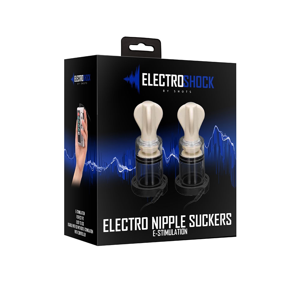 Pompes à Tétons E-Stim Electro Nipple Suckers