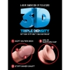 Dildo Ventouse Double Pénétration 24,1 cm Triple Density King Cock Plus 3D