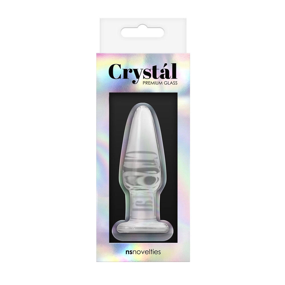 Plug Anal en Verre Crystal Tapered Glass Small