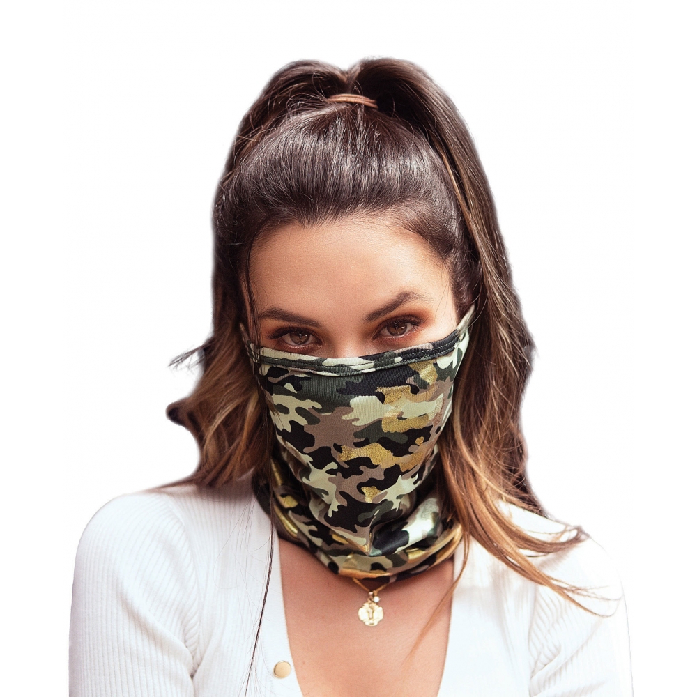 Masque De Protection Imprimé Camouflage