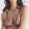 Soutien-Gorge Triangle Corps à Corps Taupe & Rose Fluo