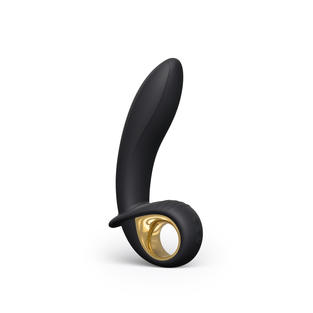 Plug Anal Vibrant Gonflable Deep Expand Black & Gold Edition