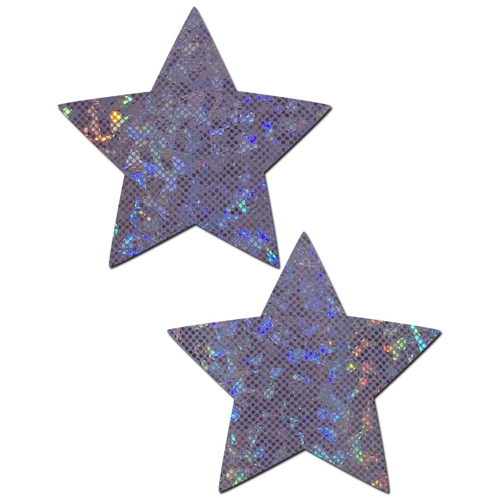 Caches-Tétons Étoile Disco Violets