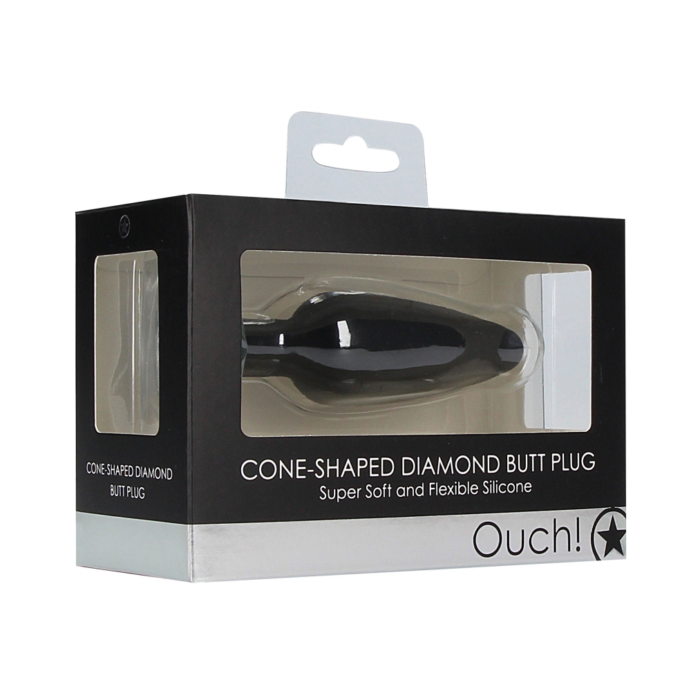 Plug Anal Bijou Cone-Shaped Diamond