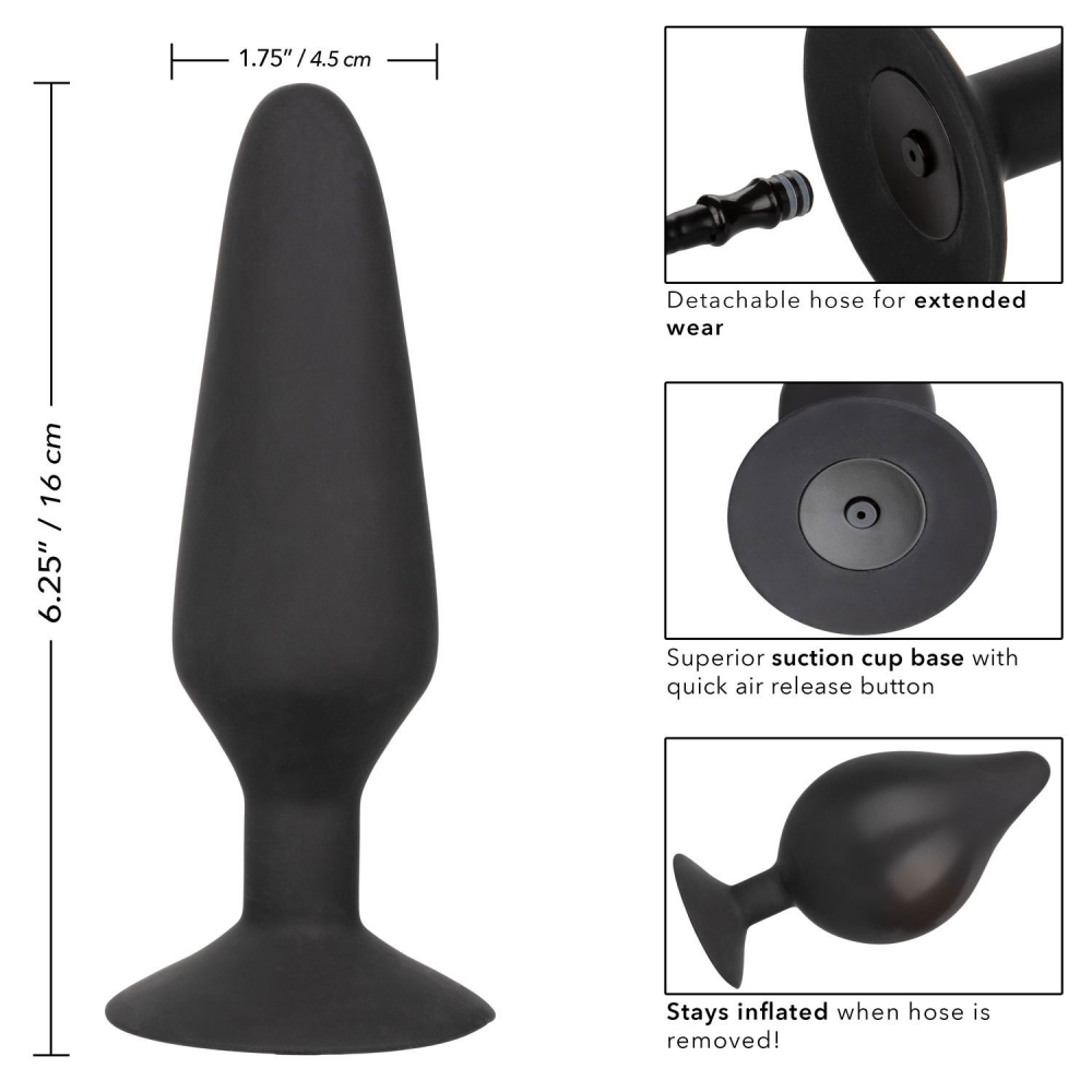 Plug Anal XXL Gonflable Silicone Inflatable Plug