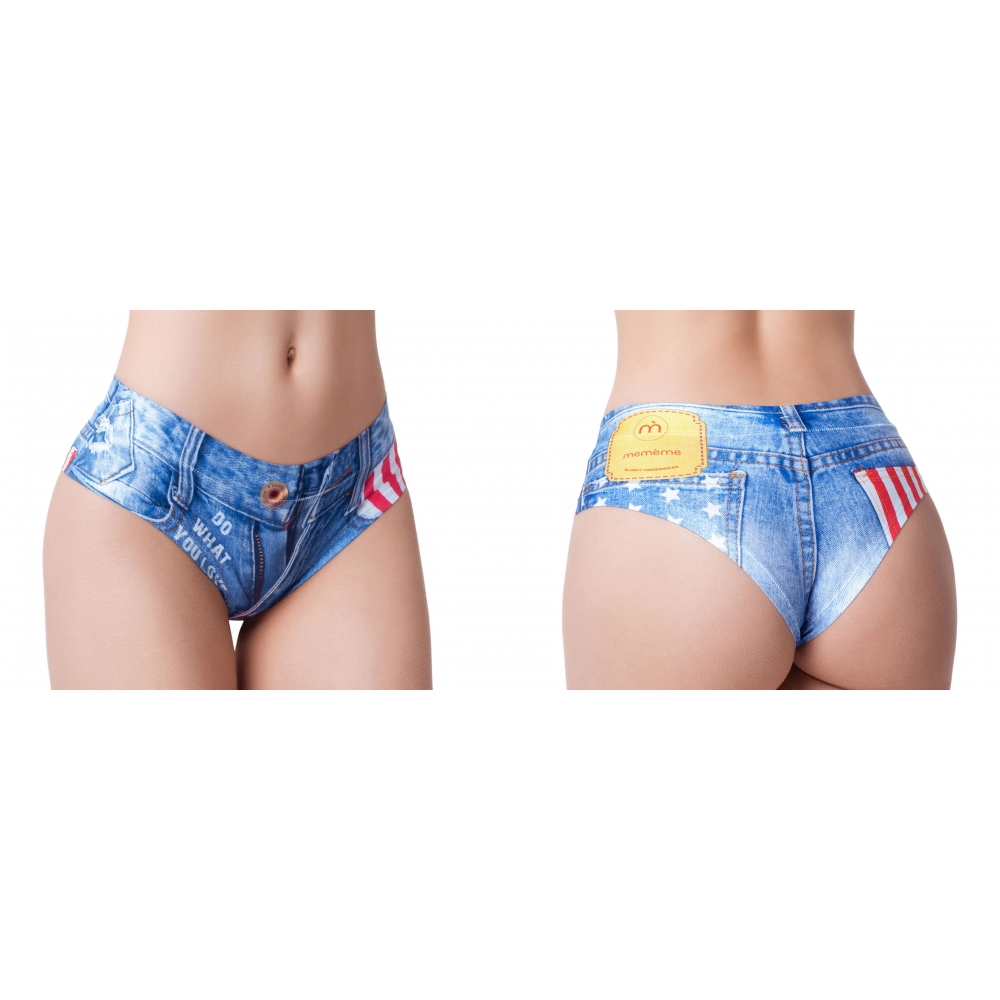Culotte Invisible American Flag Jeans