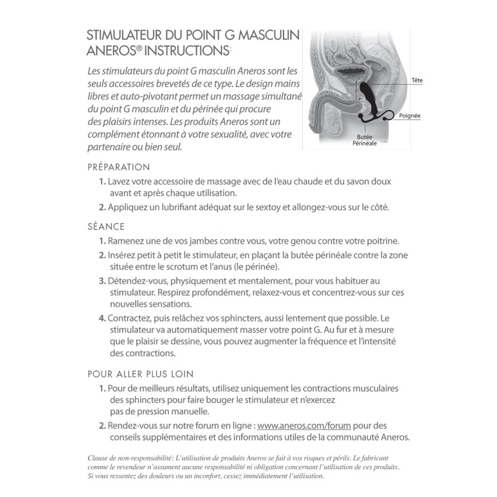 Stimulateur prostatique Progasm Ice