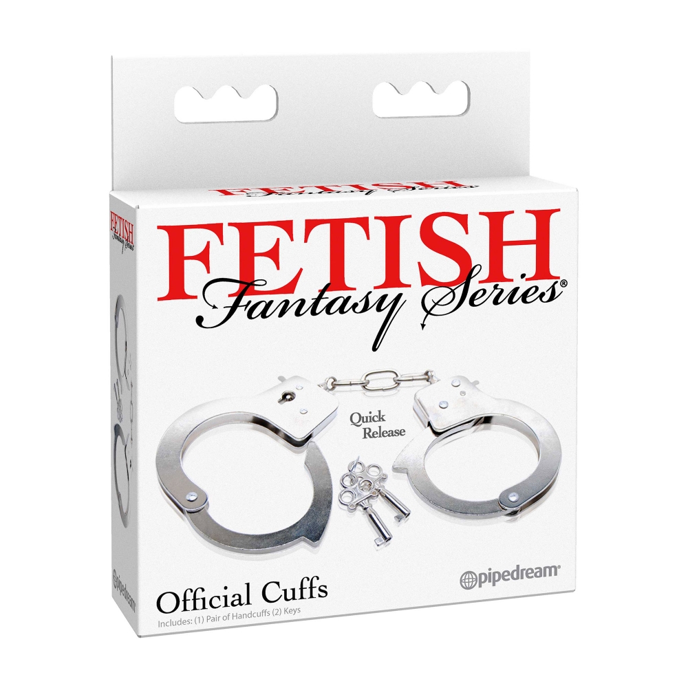 Menottes en Métal Official Handcuffs Fetish Fantasy Series