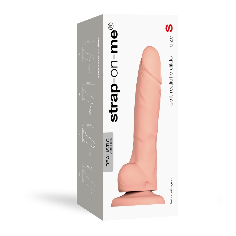 Gode Ventouse Strap-on-Me Soft Realistic S