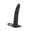 Gode & Cockring Silicone Double Rider