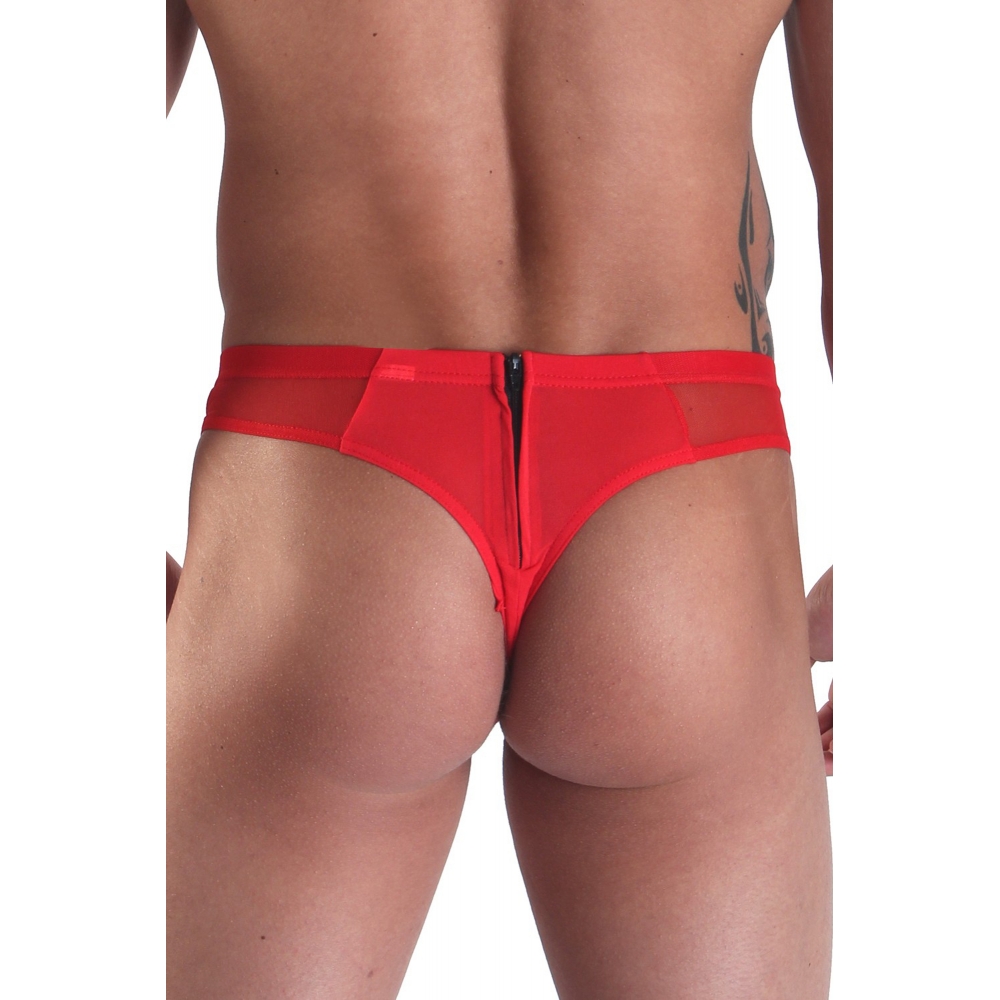 String Double Zip LM16 Rouge