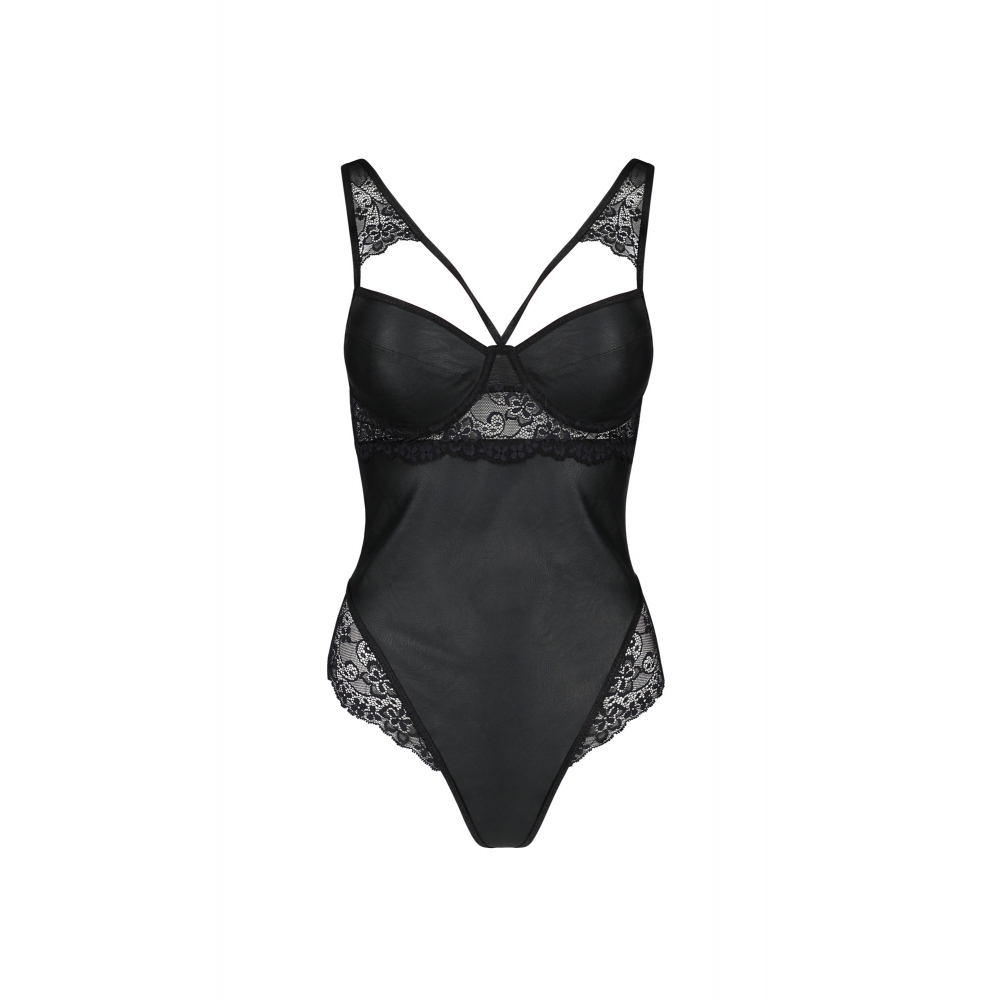Body Loona Cuir & Dentelle Leather Collection Noir