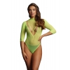 Body Résille Manches 3/4 Bliss Collection Vert
