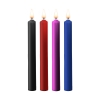 Kit 4 Bougies Basse Température Colorées Teasing Wax Candles Large