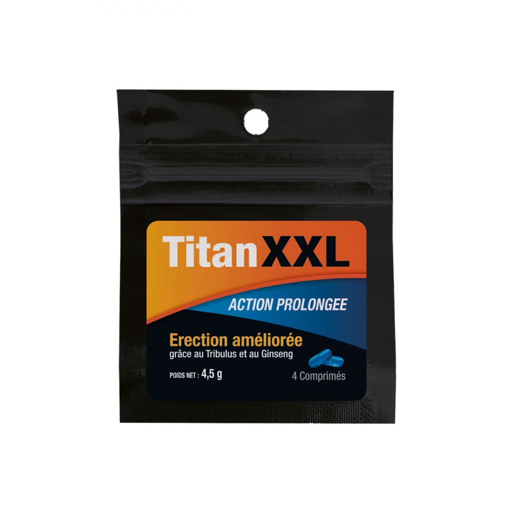 Stimulant Sexuel Titan XXL 4 Comprimés