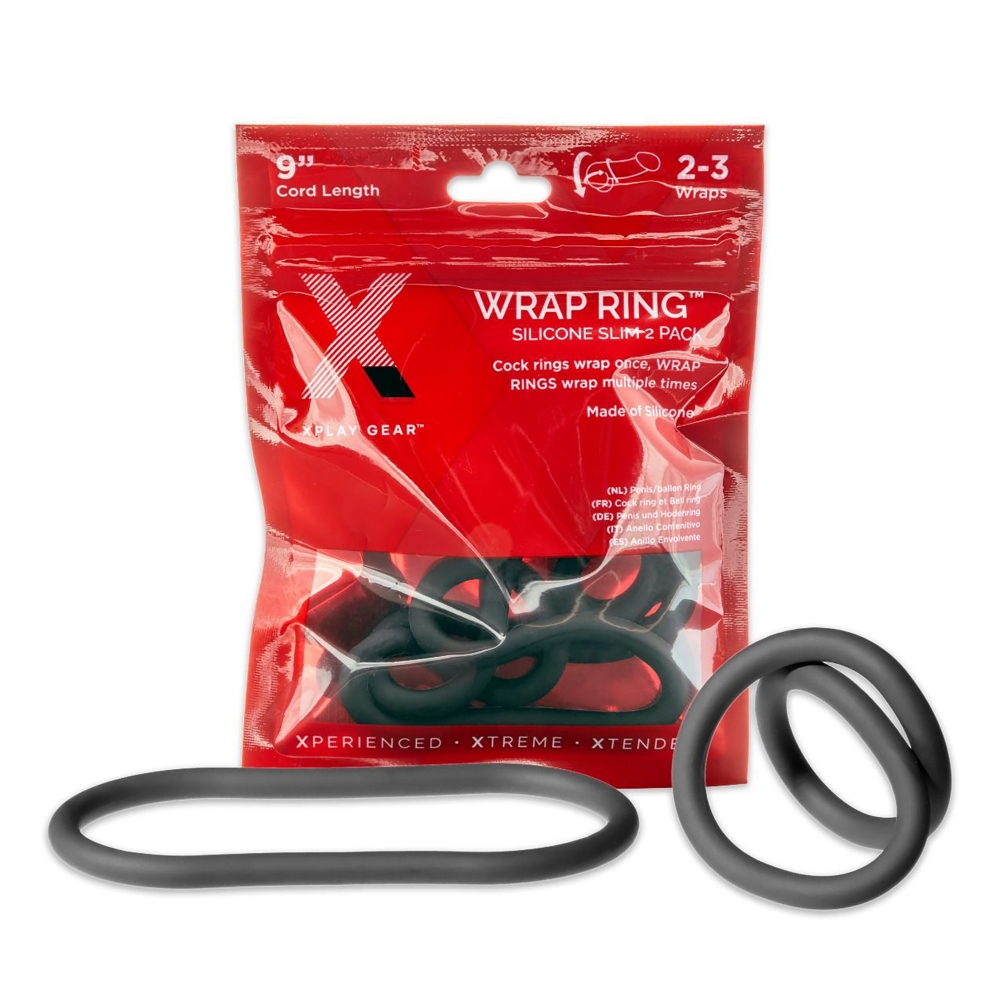 Kit de 2 Cockrings Thin Wrap Ring 9 XPLAY