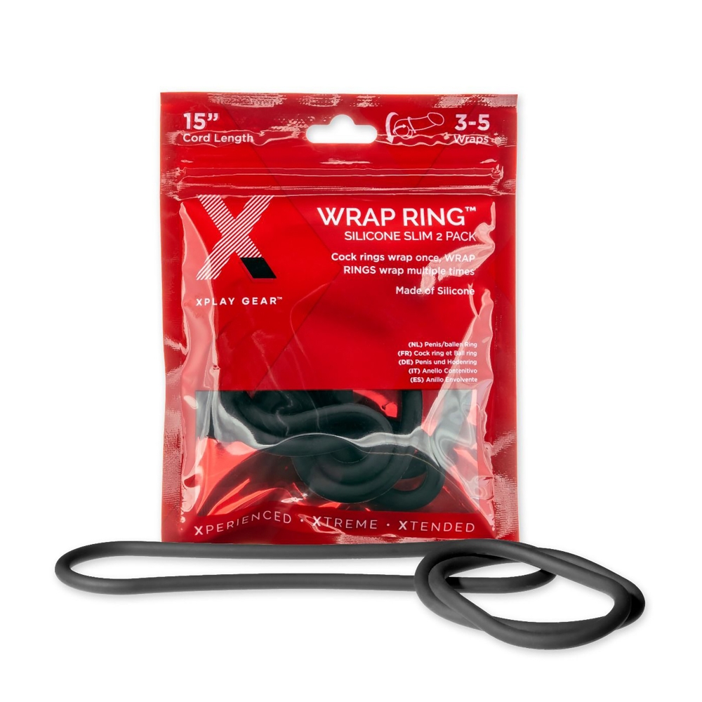 Kit de 2 Cockrings Thin Wrap Ring 15 XPLAY