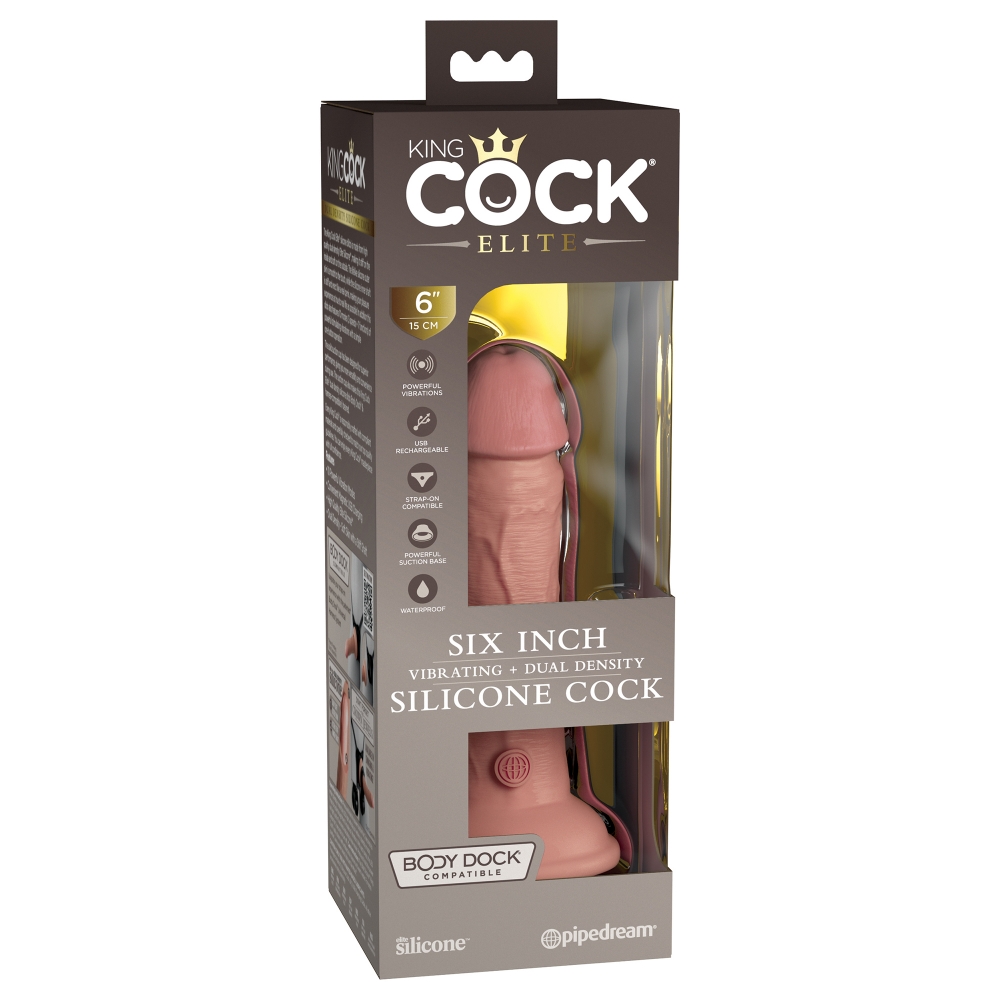 Vibromasseur Ventouse 15,2 cm King Cock Elite