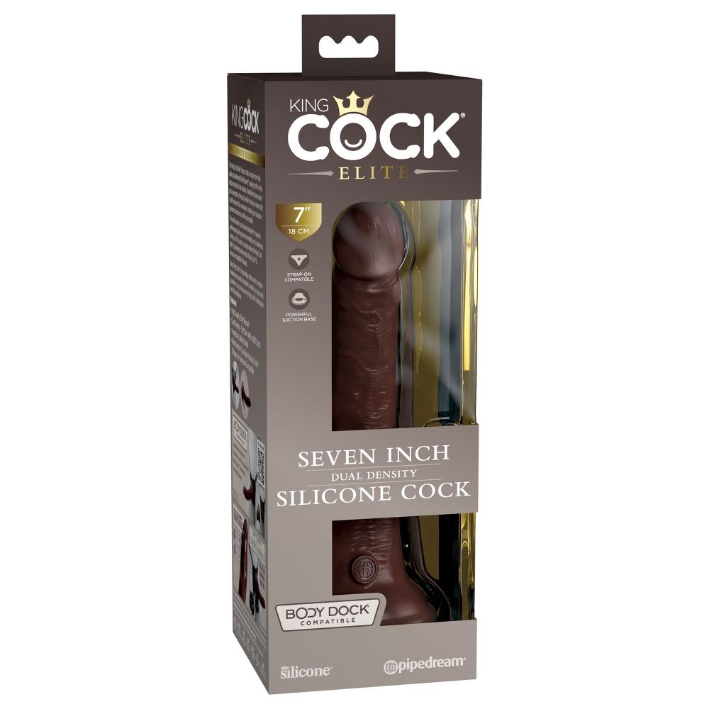 Gode Ventouse 17,8 cm King Cock Elite