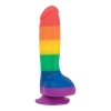 Gode Ventouse Rainbow Justin 20,3 cm