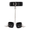 Kit Collier BDSM Heavy D-Ring et Menottes Luxury Bondage