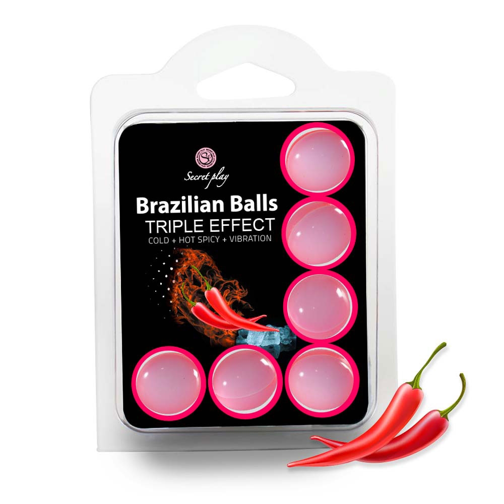 Boules de Massage Triple Effect Brazilian Balls x6