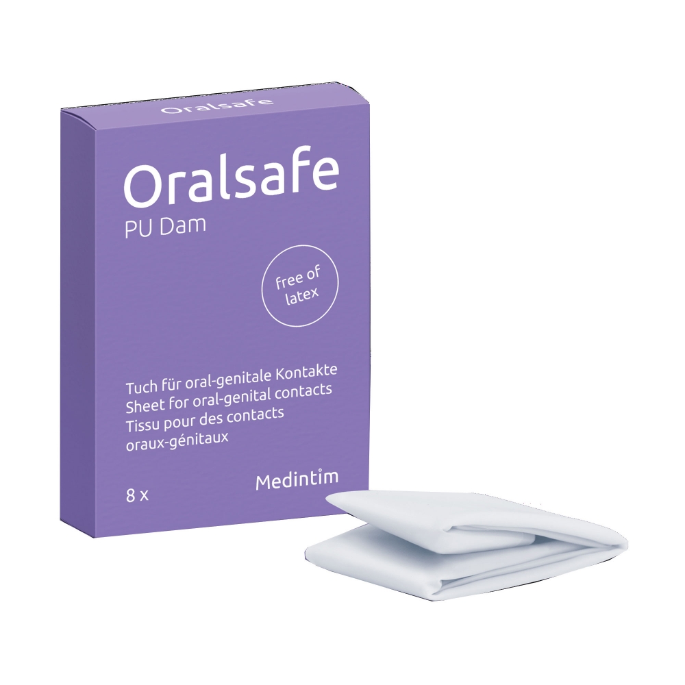 Protection Buccale OralSafe Vanille Sans Latex Boite de 8