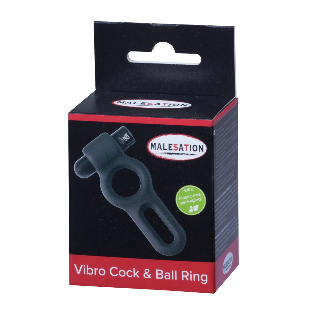 Cockring Double Vibrant Cock & Ball