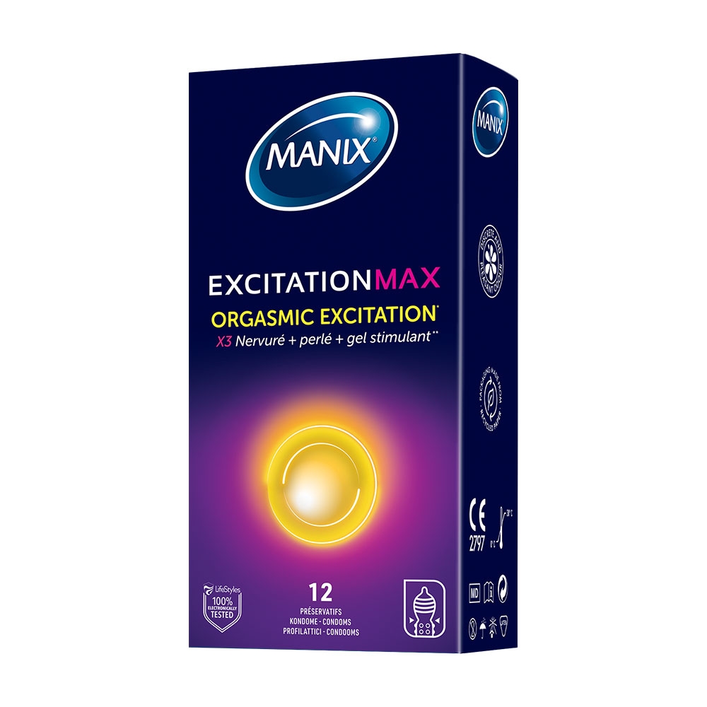 Préservatifs Excitation Max Boîte de 12