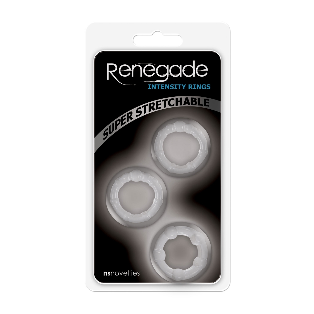 Kit de 3 Cockrings Renegade Intensity Rings