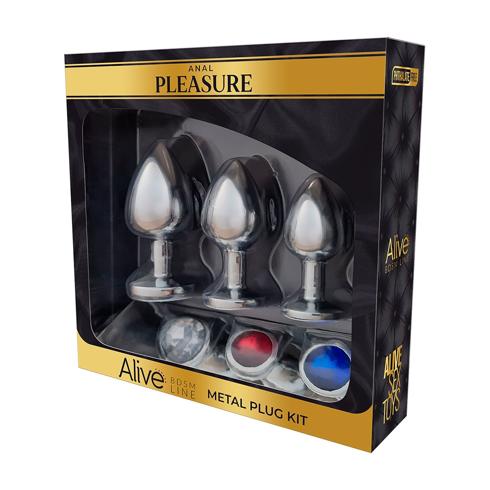 Kit plug anal bijou Anal Pleasure