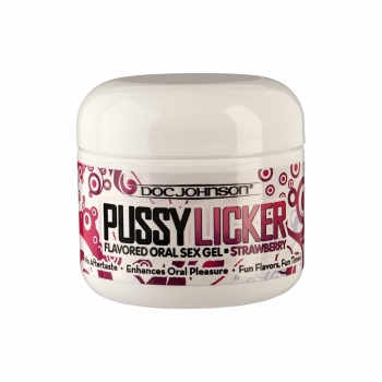 Gel stimulant oral Pussy Licker fraise 59 ml
