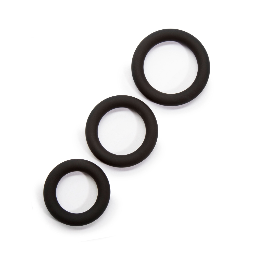 Kit de 3 cockrings silicone Get Hard