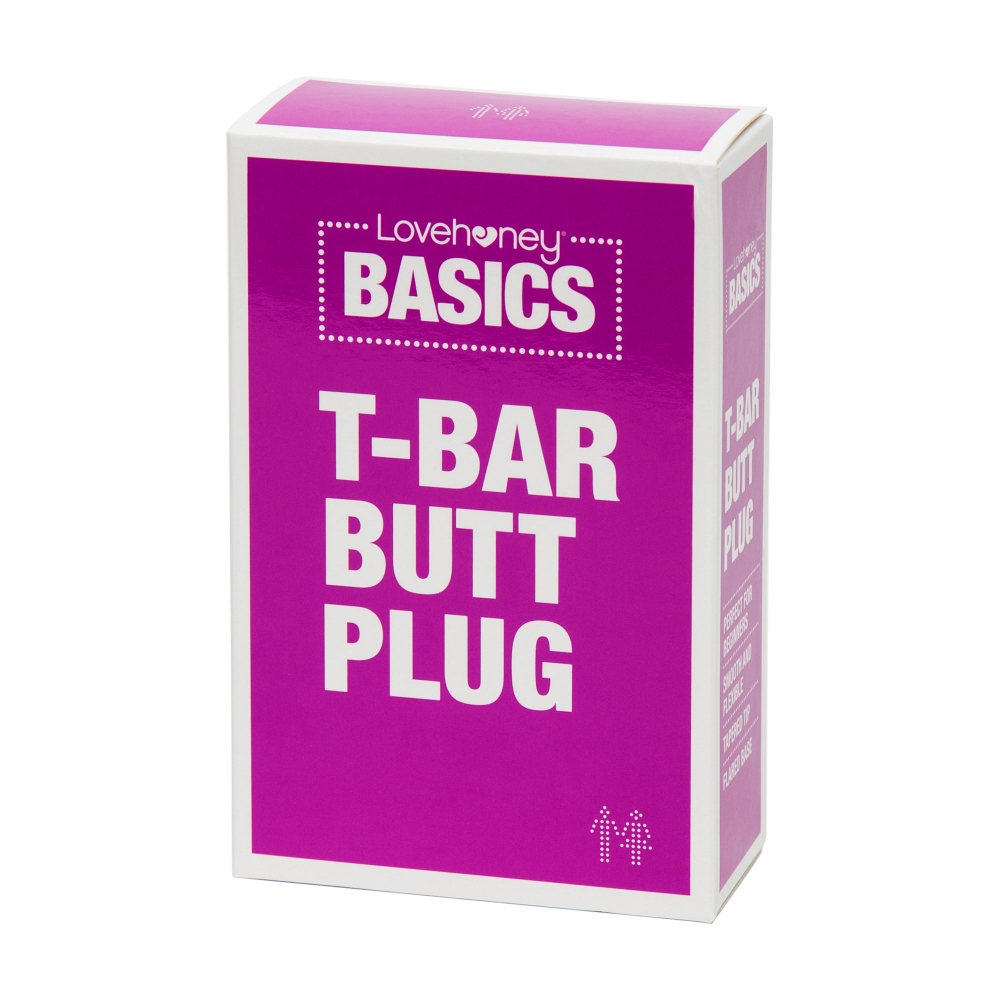 Plug anal transparent T-Bar BASICS