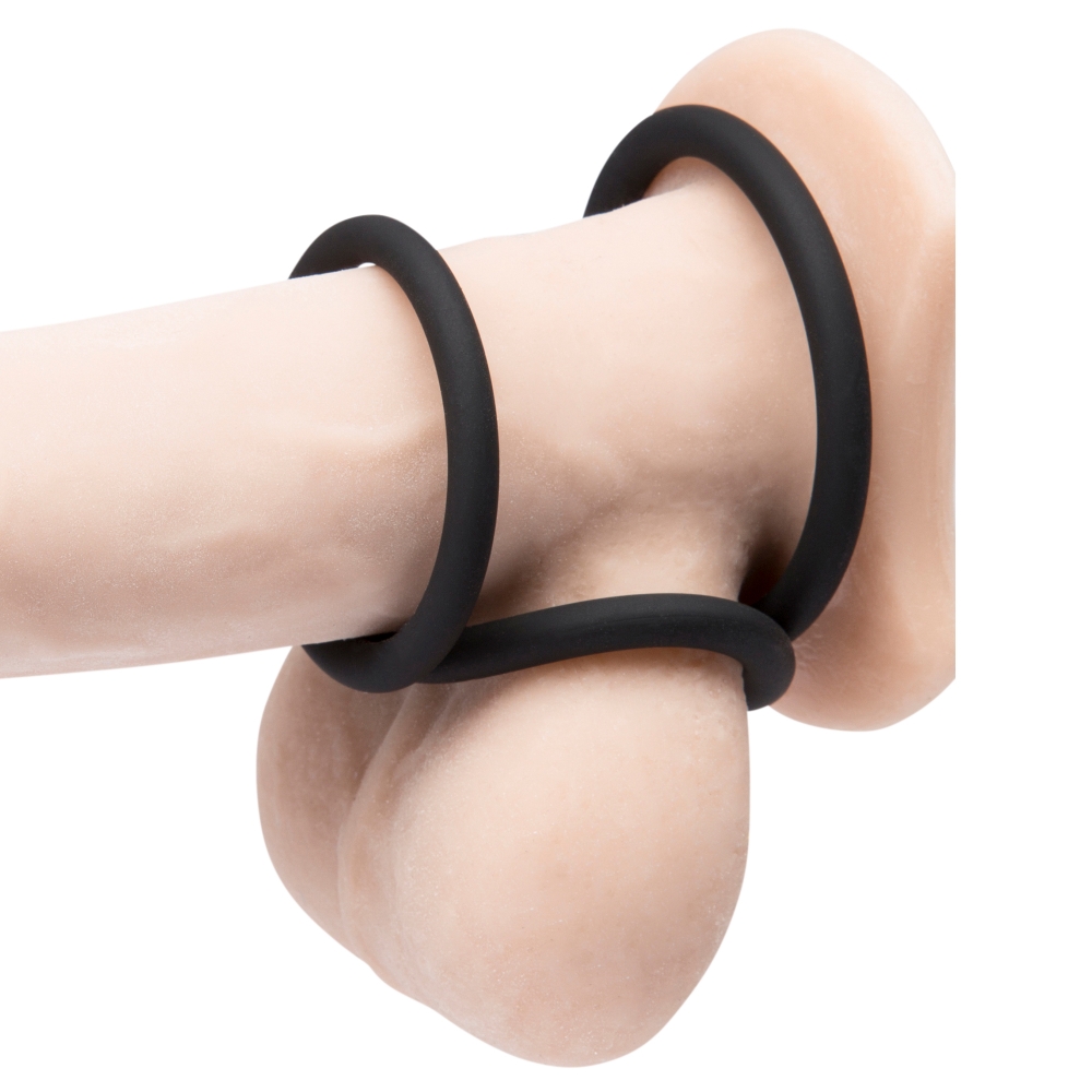 Kit de 3 cockrings silicone Stretchy Get Hard