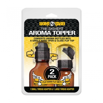 Kit bouchons pour poppers Skwert Aroma Topper 2 pi&egrave;ces