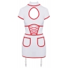 Costume Infirmière Blanc & Rouge