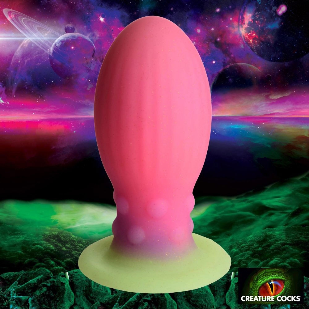 Plug anal XXL créature Xeno Egg 7,9 cm