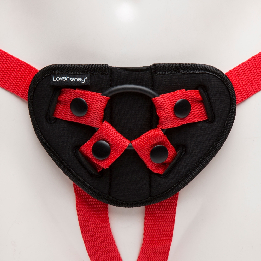Kit gode ceinture Red-hot Romp 3 pièces